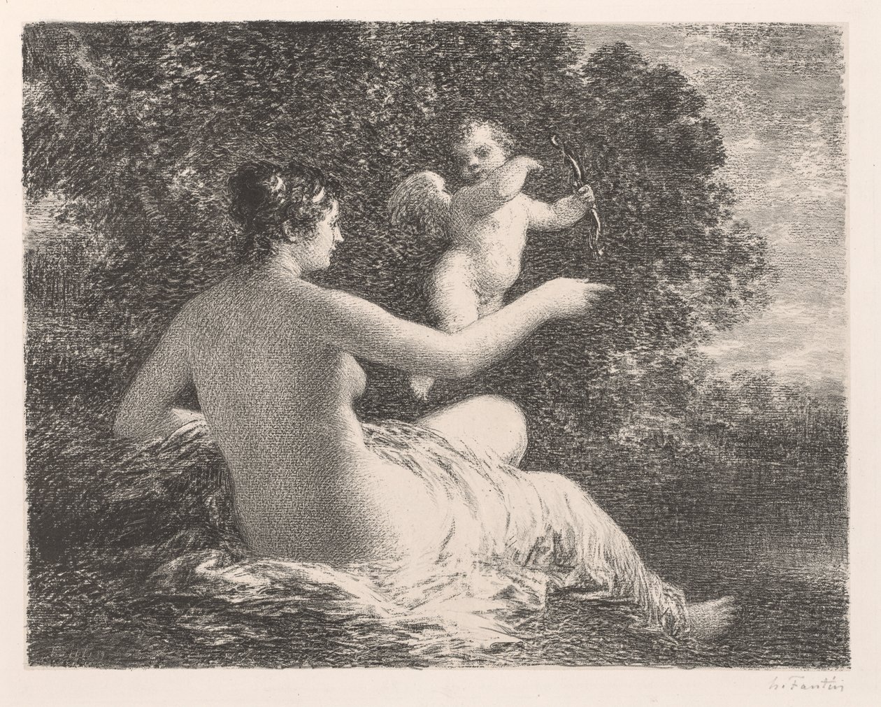 Vénus et Cupidon - Henri Fantin-Latour