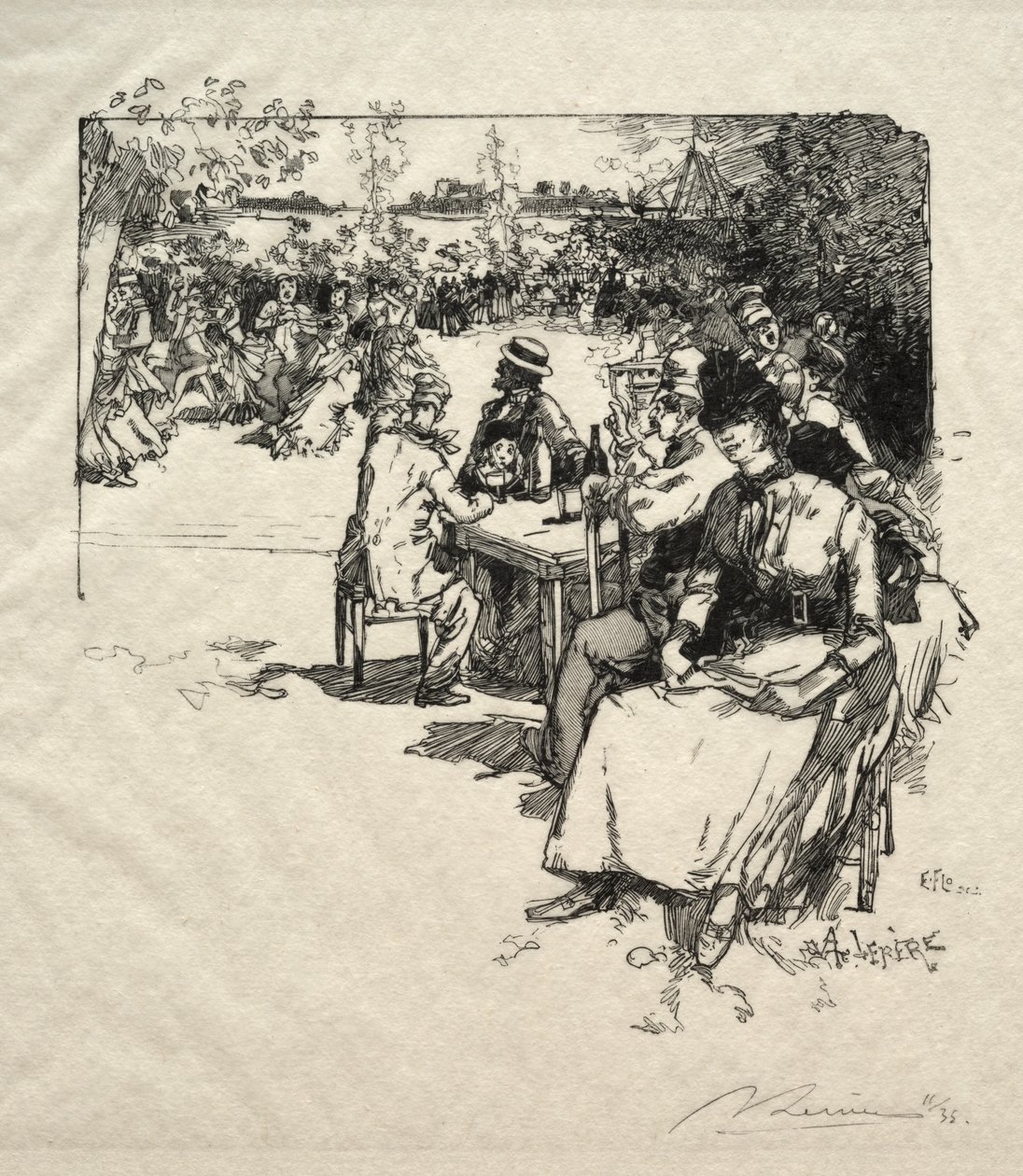 Bal au Point-du-Jour - Ignace Henri Jean Fantin Latour