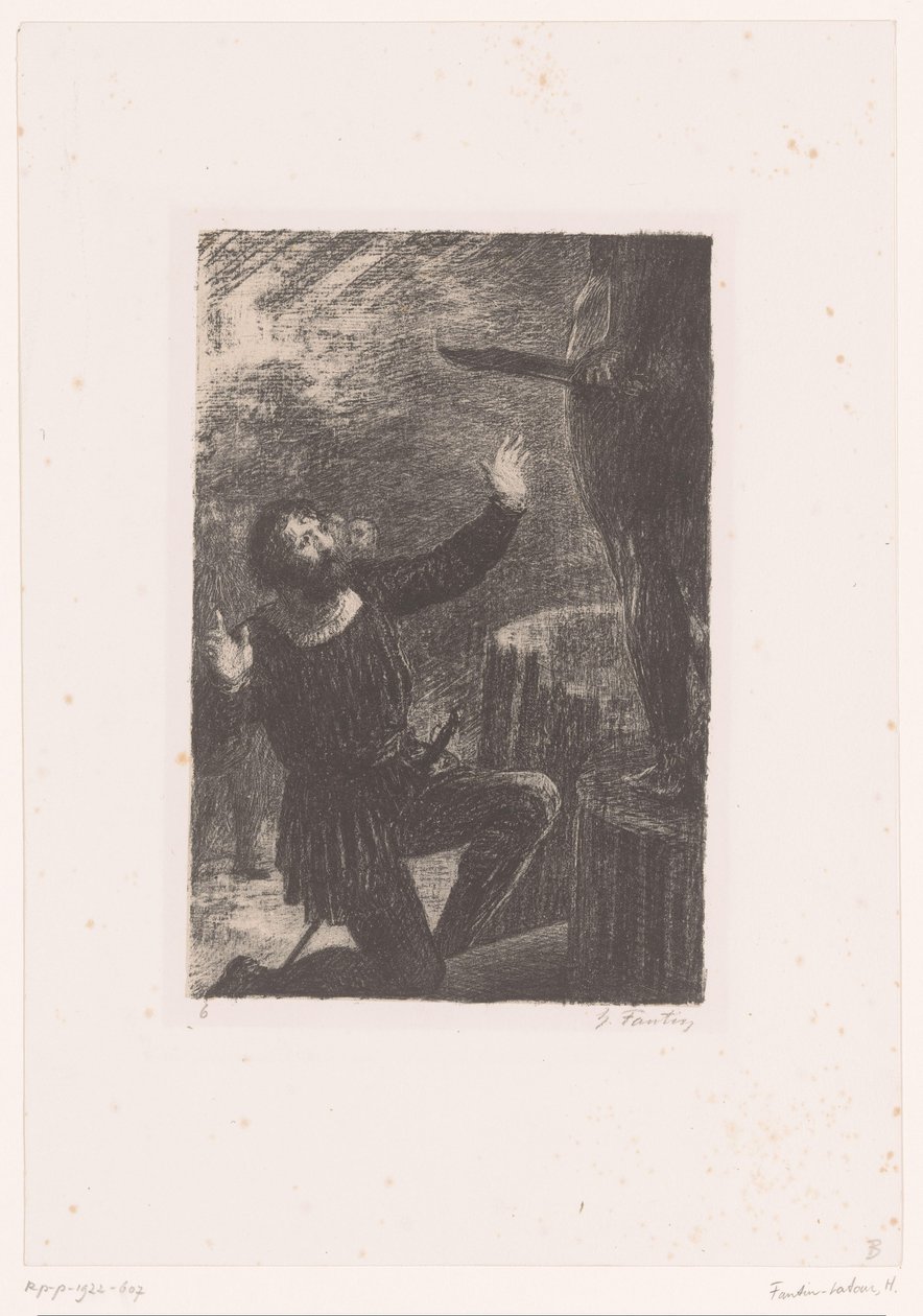 Cellini devant sa statue de Persée - Ignace Henri Jean Fantin Latour