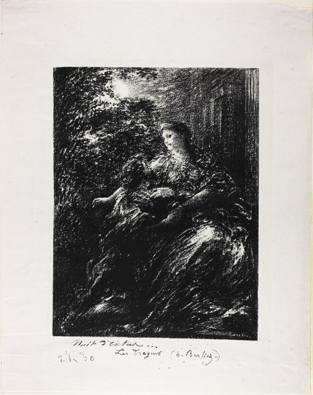 Duo des Troyens, sixième plaque - Ignace Henri Jean Fantin Latour