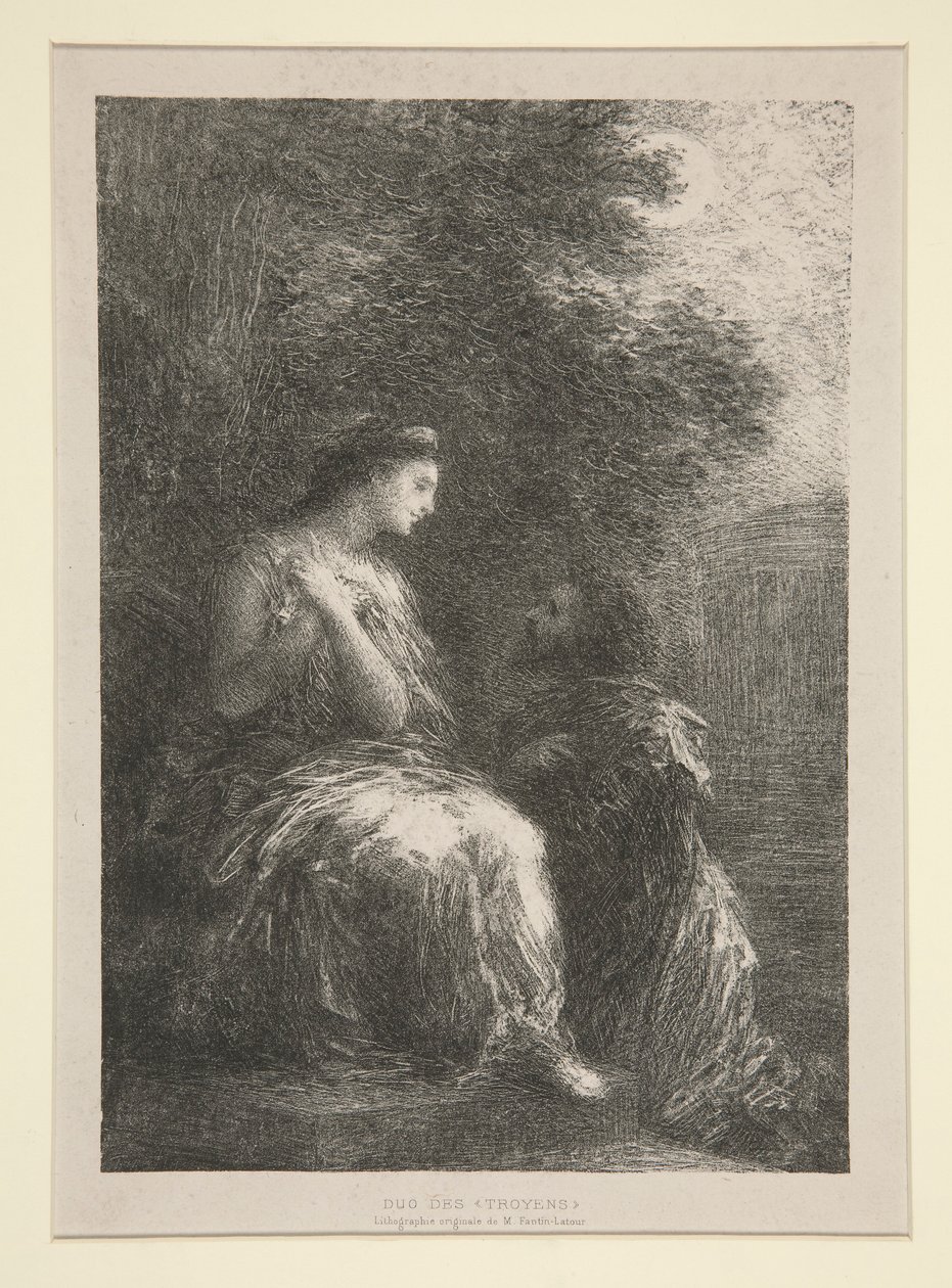 Duo - Ignace Henri Jean Fantin Latour