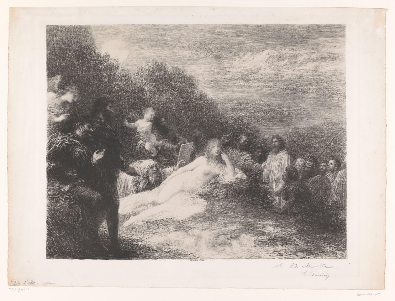 Hélène - Ignace Henri Jean Fantin Latour