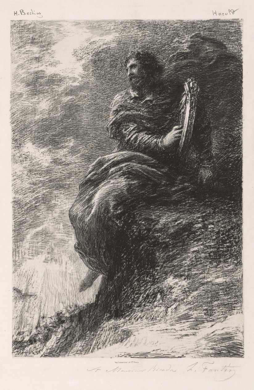 Harolde dans les montagnes - Ignace Henri Jean Fantin-Latour