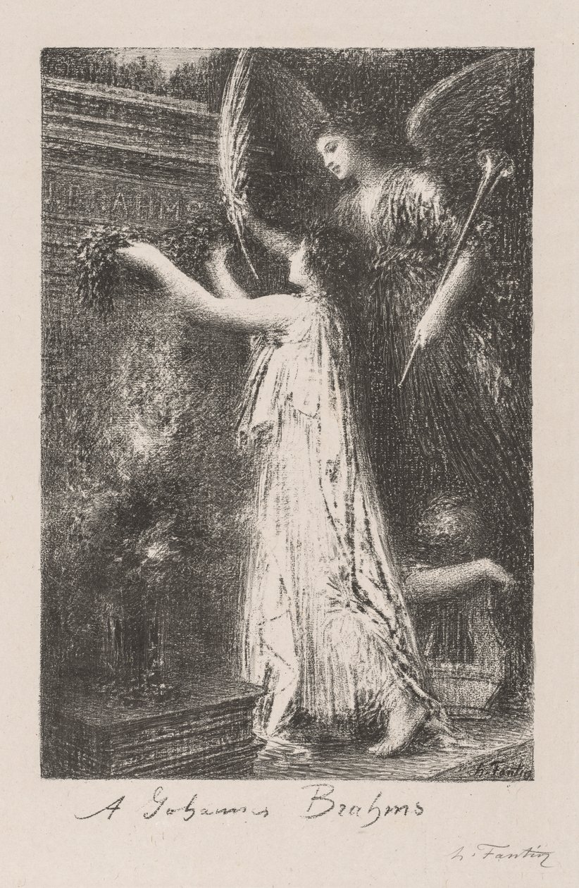 À Johannes Brahms - Ignace Henri Jean Fantin Latour