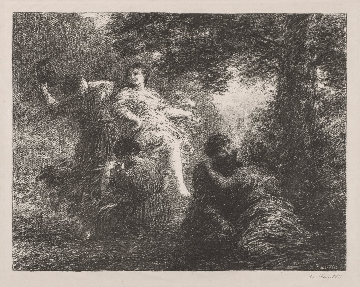 Pastorale - Ignace Henri Jean Fantin Latour
