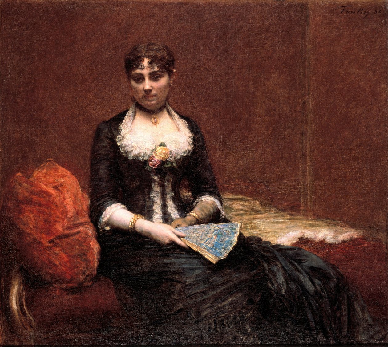Portrait of Madame Léon Maître (Portrait de Madame Léon Maître) - Henri Fantin Latour
