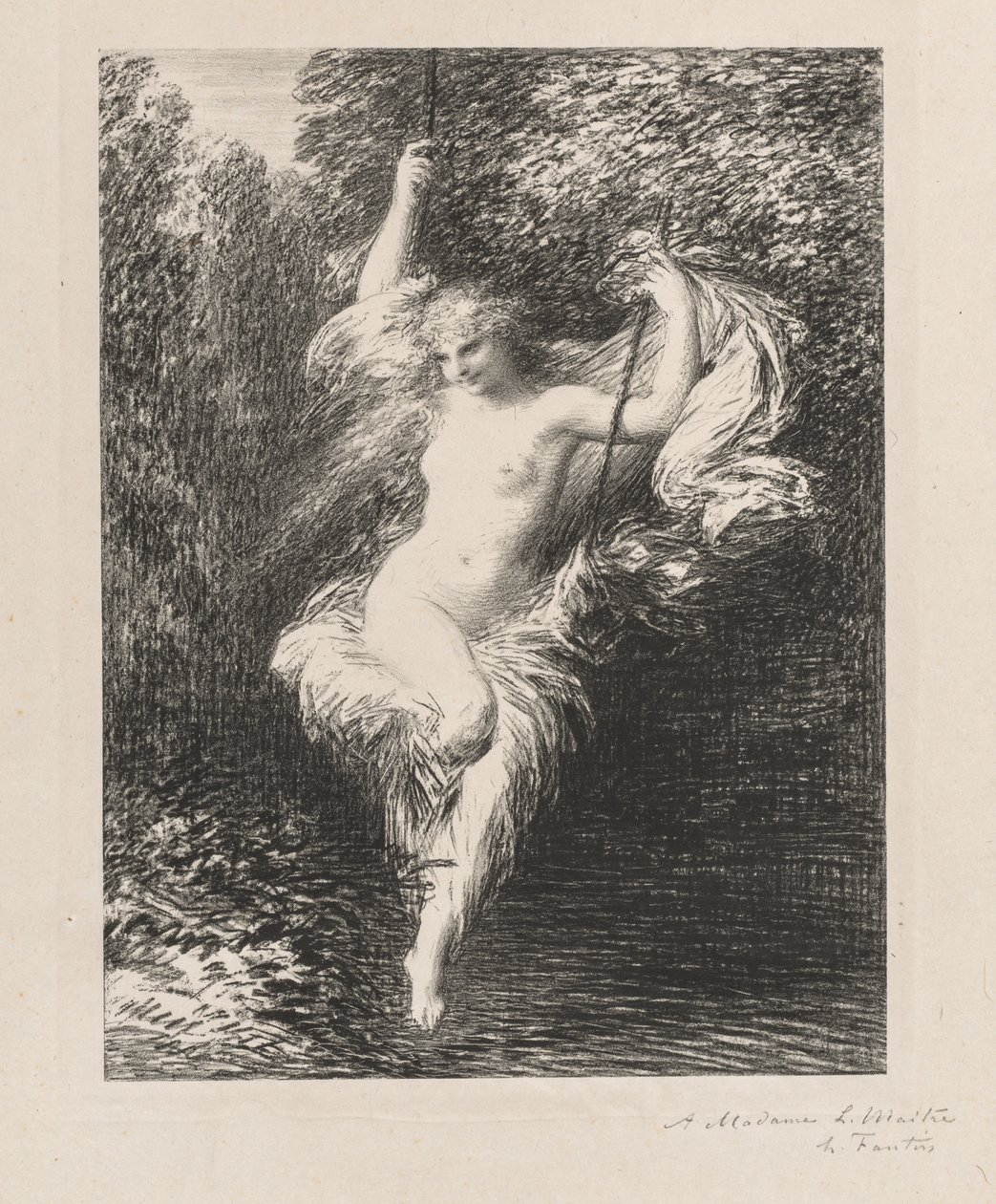 Sarah la Baigneuse - Ignace Henri Jean Fantin Latour