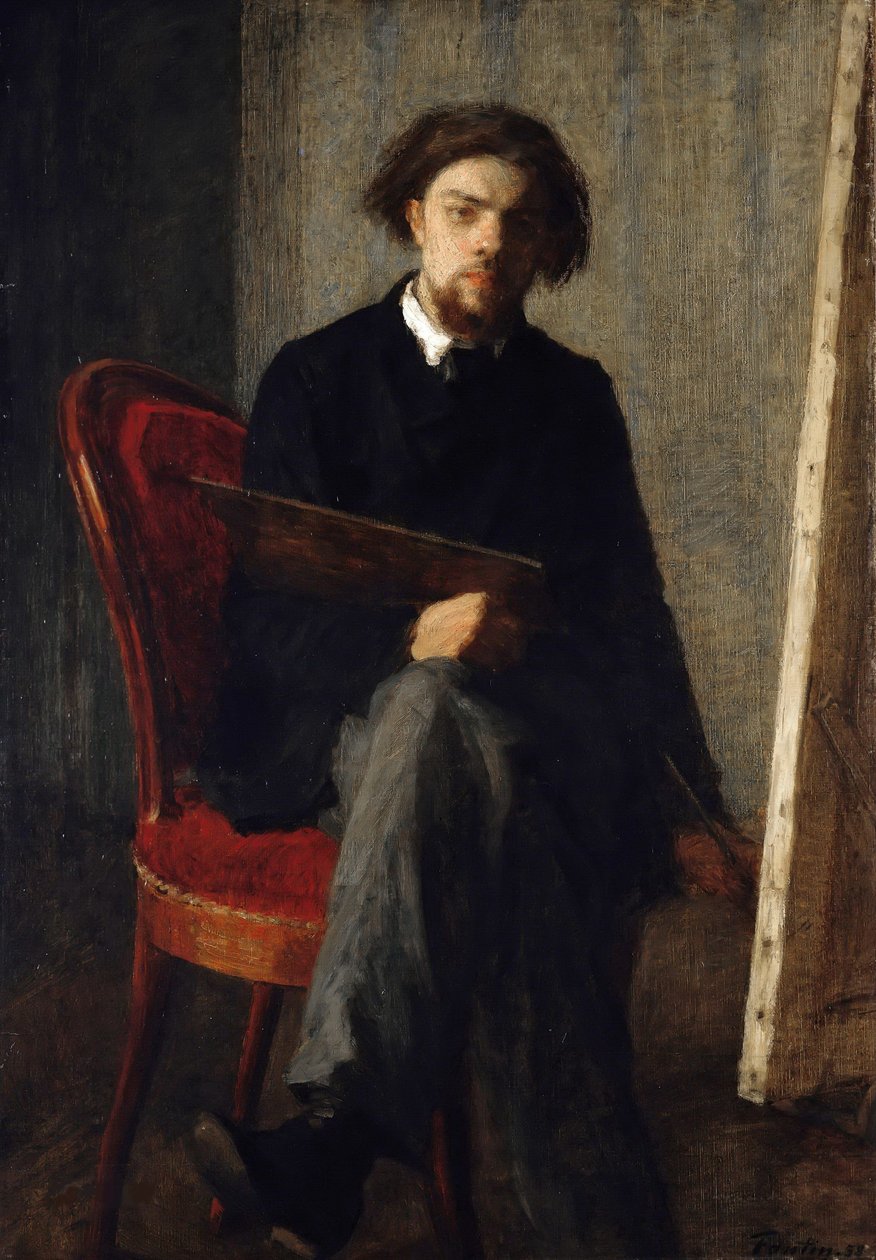 Autoportrait, 1858 - Ignace Henri Jean Fantin Latour