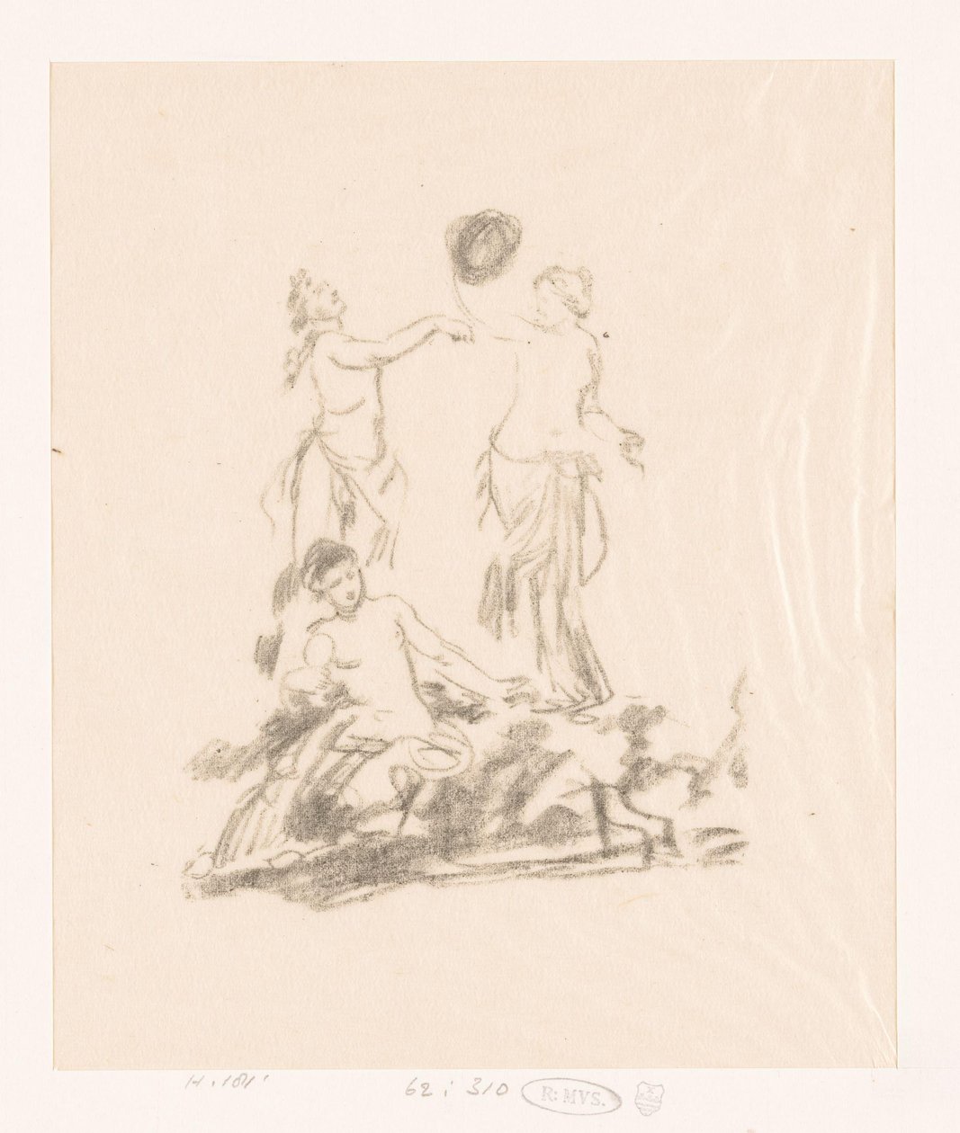 Étude de trois femmes dansantes - Ignace Henri Jean Fantin Latour