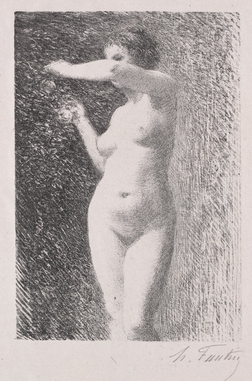 Étude pour Ève - Ignace Henri Jean Fantin Latour