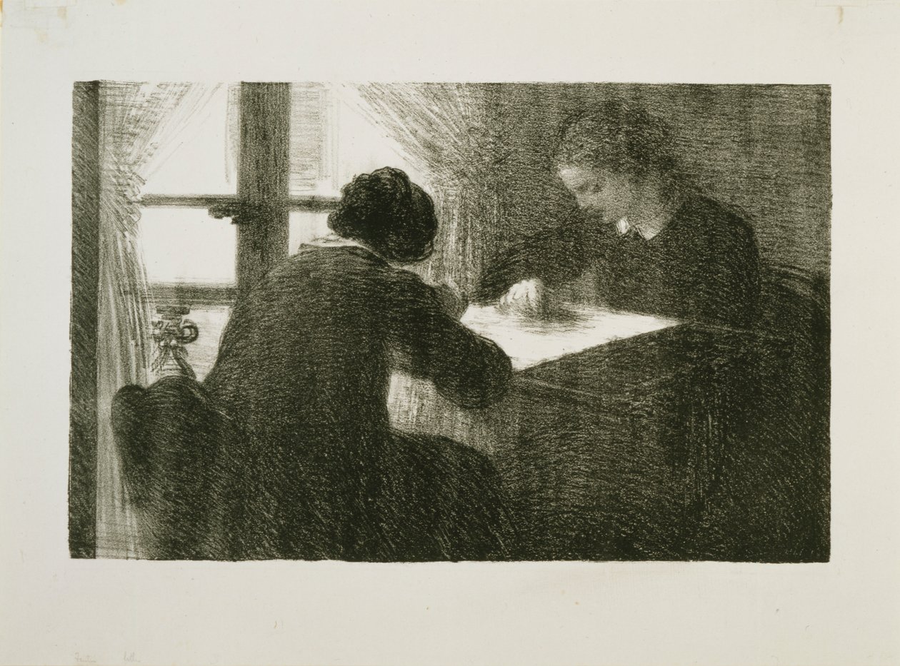 Les Brodeuses, No. 2 - Ignace Henri Jean Fantin Latour