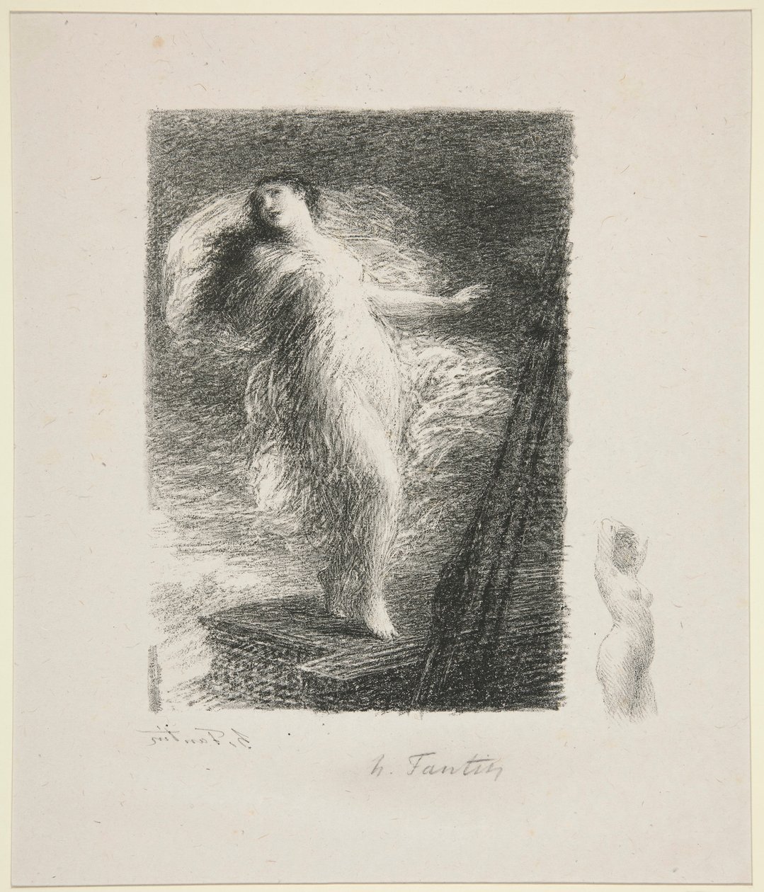 La Jeune Tarentine - Ignace Henri Jean Fantin Latour