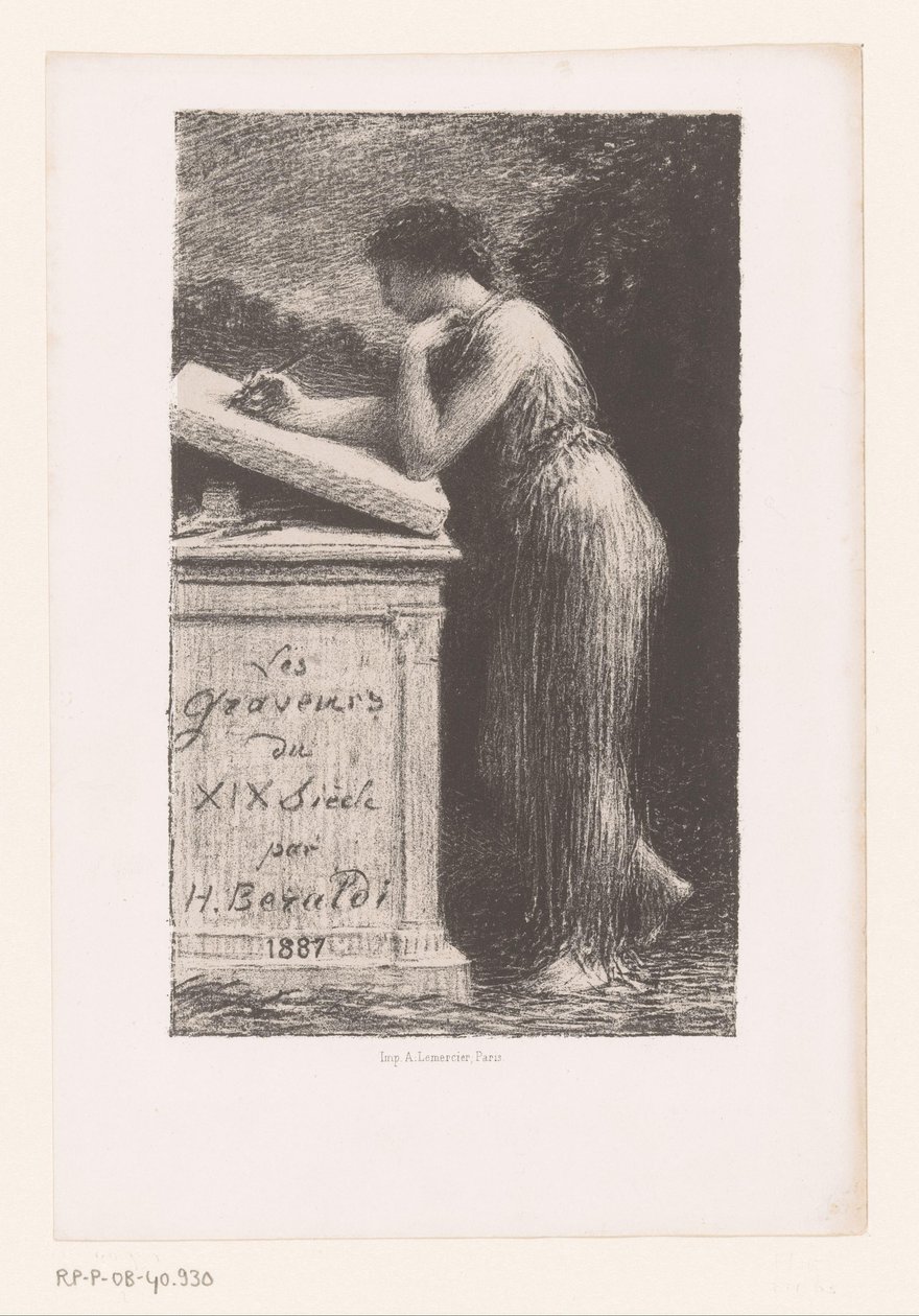 Page de titre pour : Les Graveurs du XIXe siècle - Ignace Henri Jean Fantin Latour