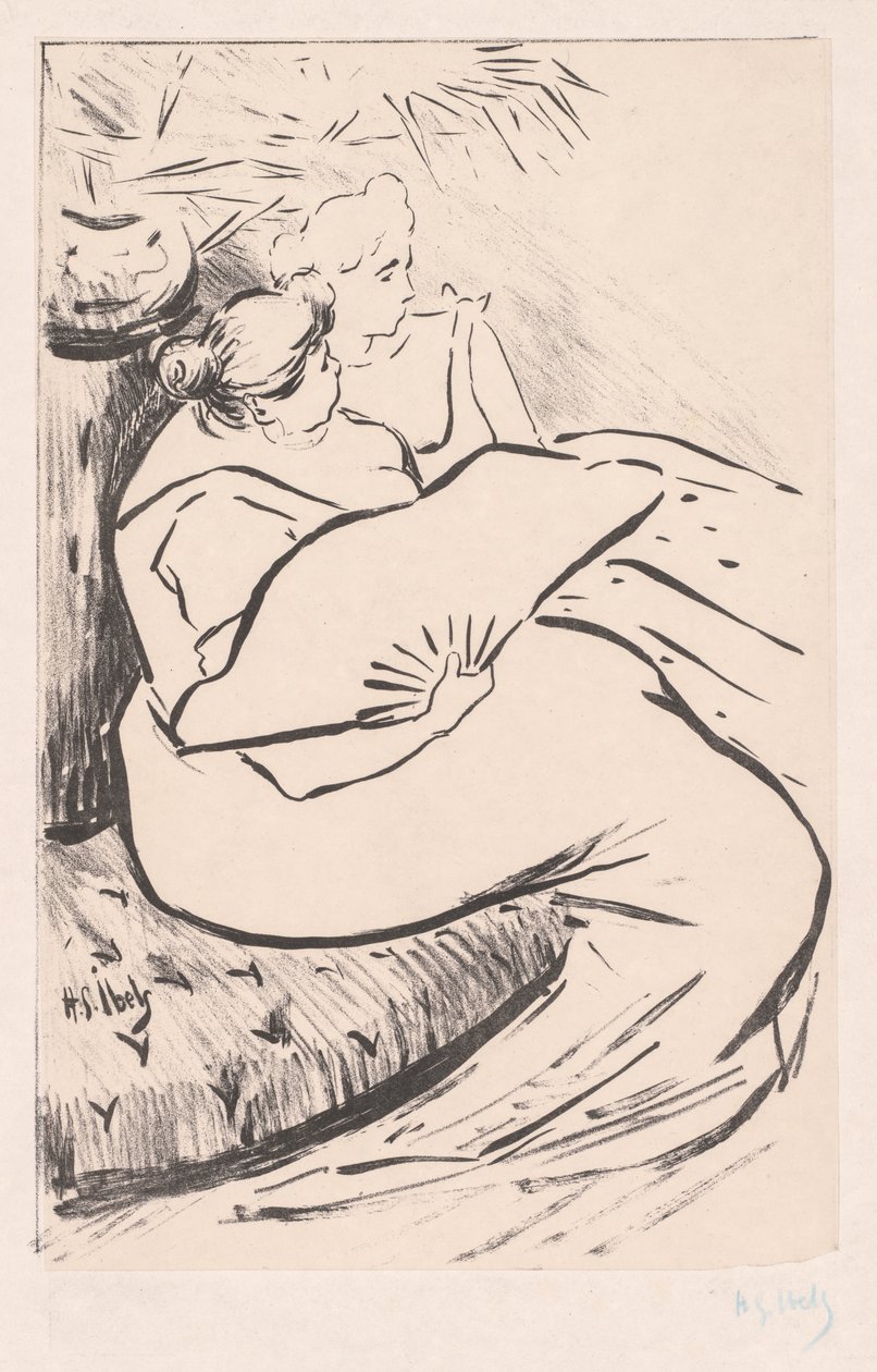 Femme assise, vers 1895-1900 - Henri Gabriel Ibels
