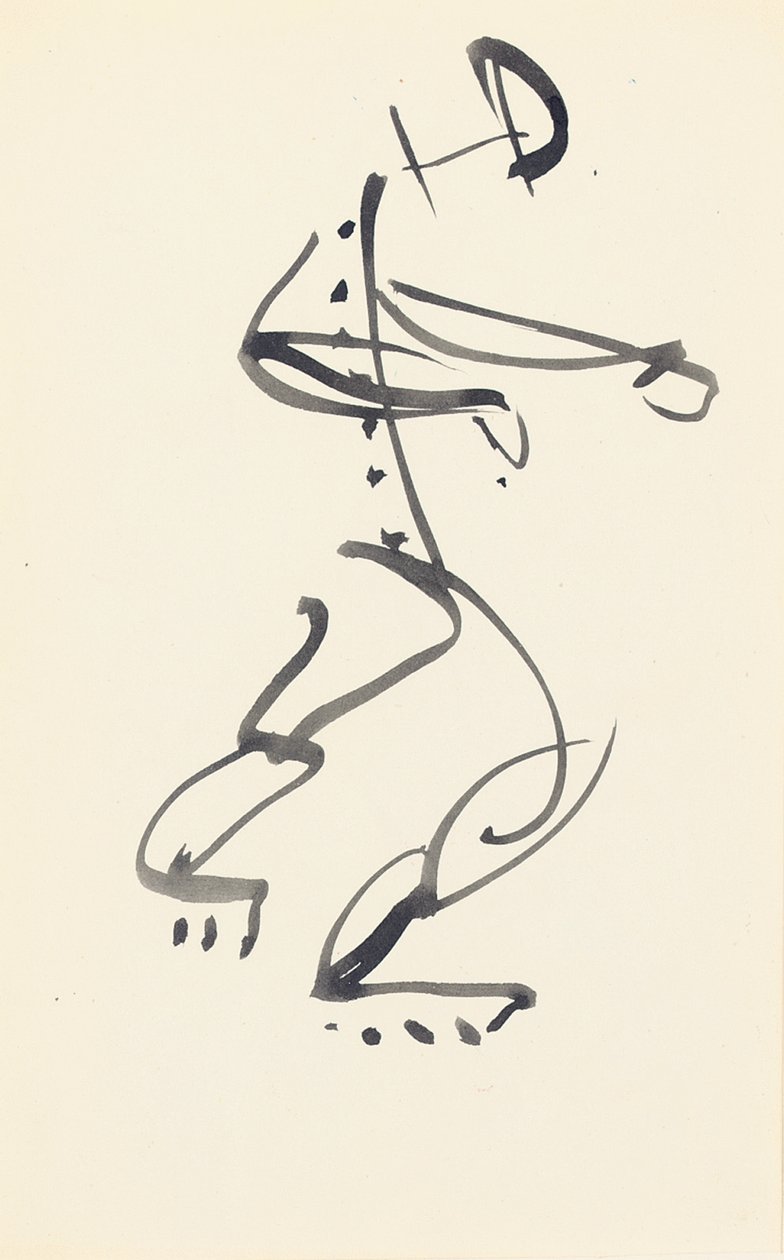 Étude pour "Danseuse de pierre rouge", 1914 - Henri Gaudier Brzeska