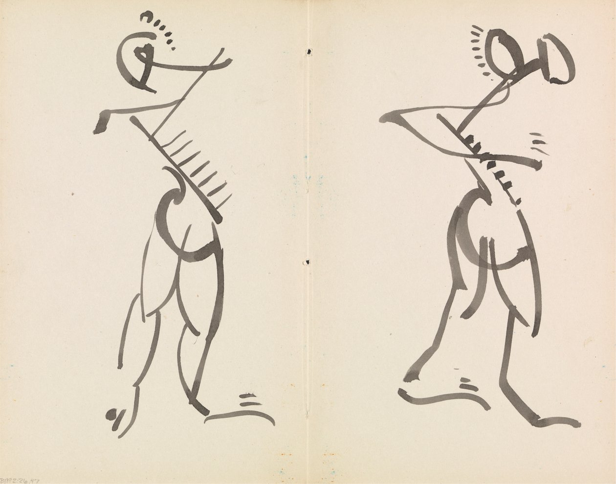 Deux figures dansantes - Henri Gaudier Brzeska