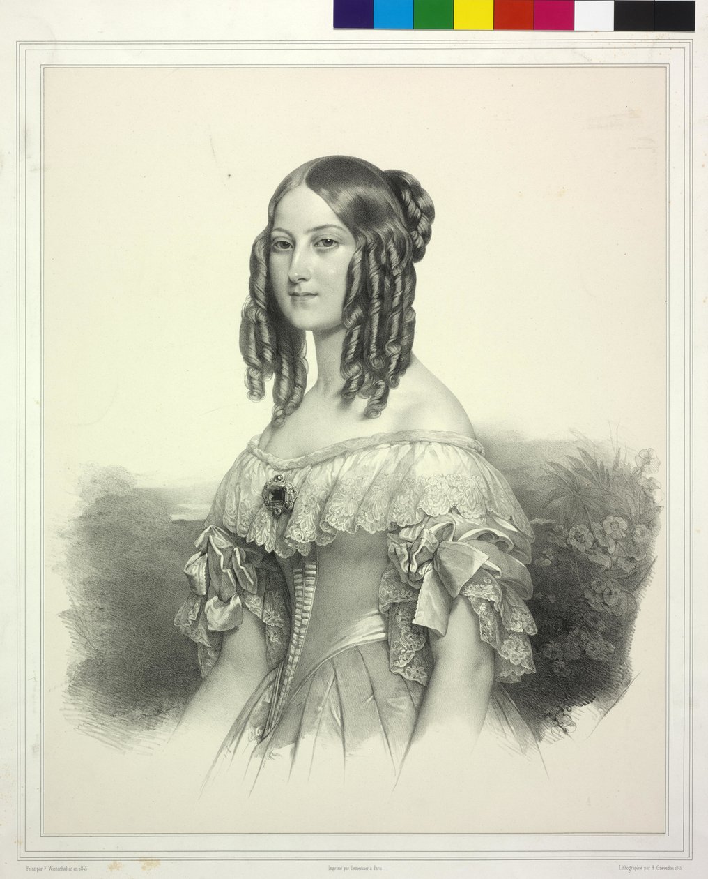 Princesse de Saxe-Cobourg-Gotha Victoria - Henri Grevedon