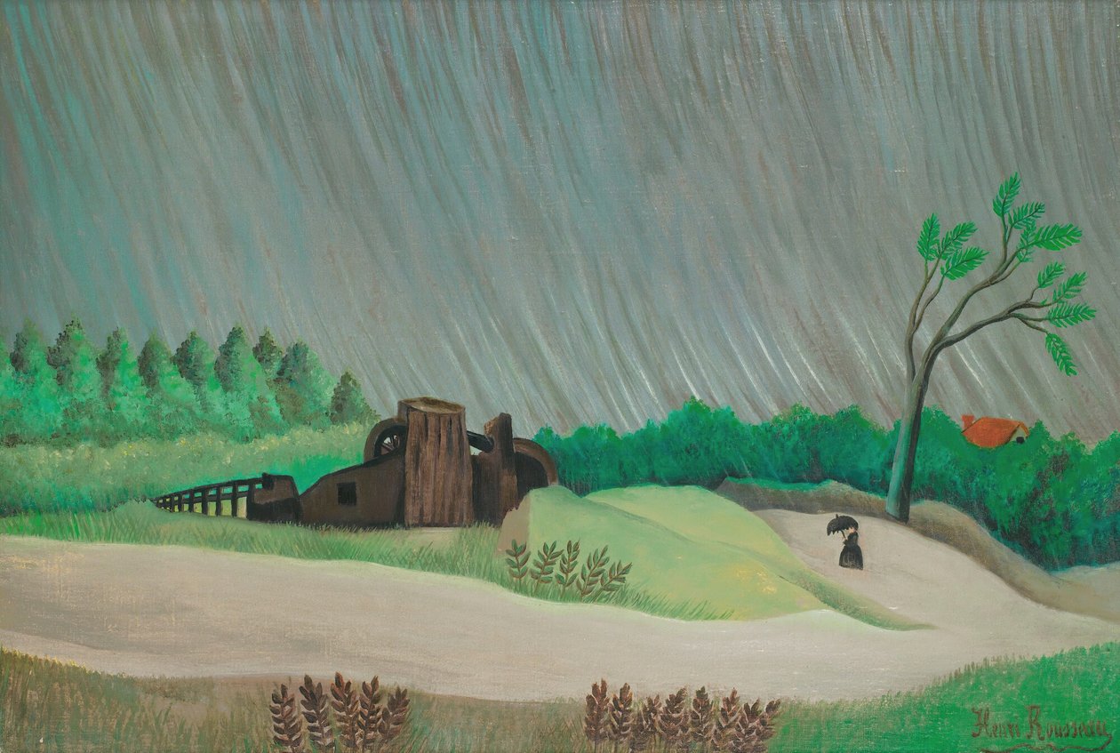 Un Matin pluvieux - Henri Rousseau