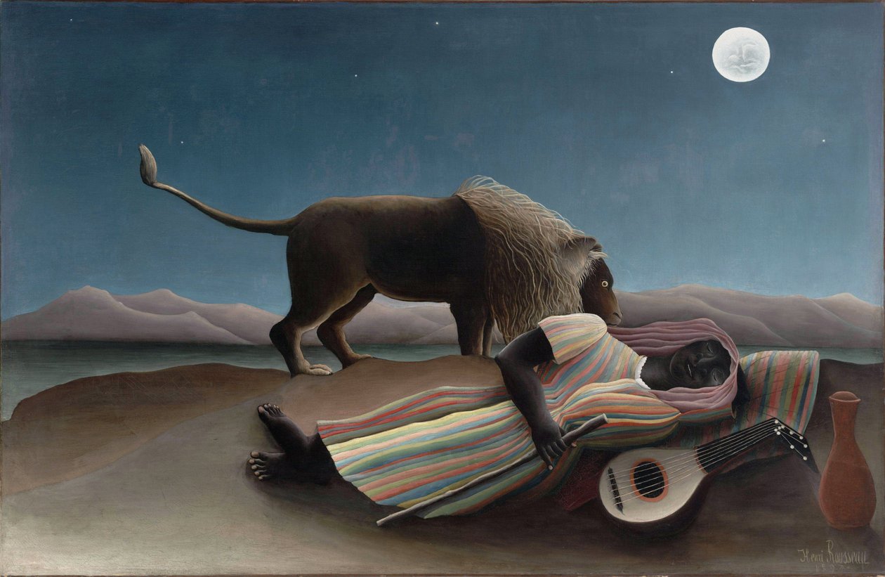 La gitane endormie - Henri J.F. Rousseau