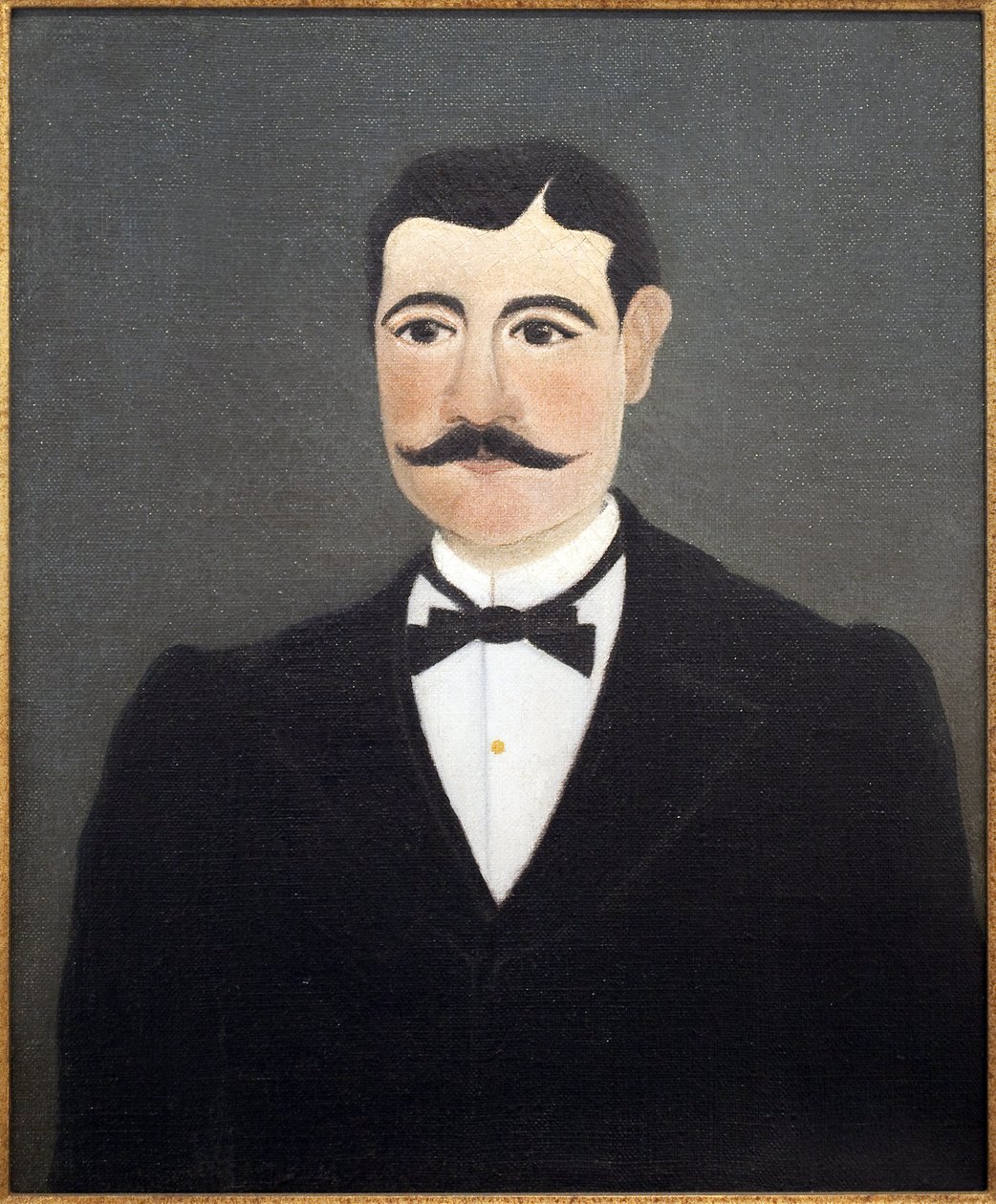 Portrait de Frumence Biche en civil (maréchal des logis). Peinture d