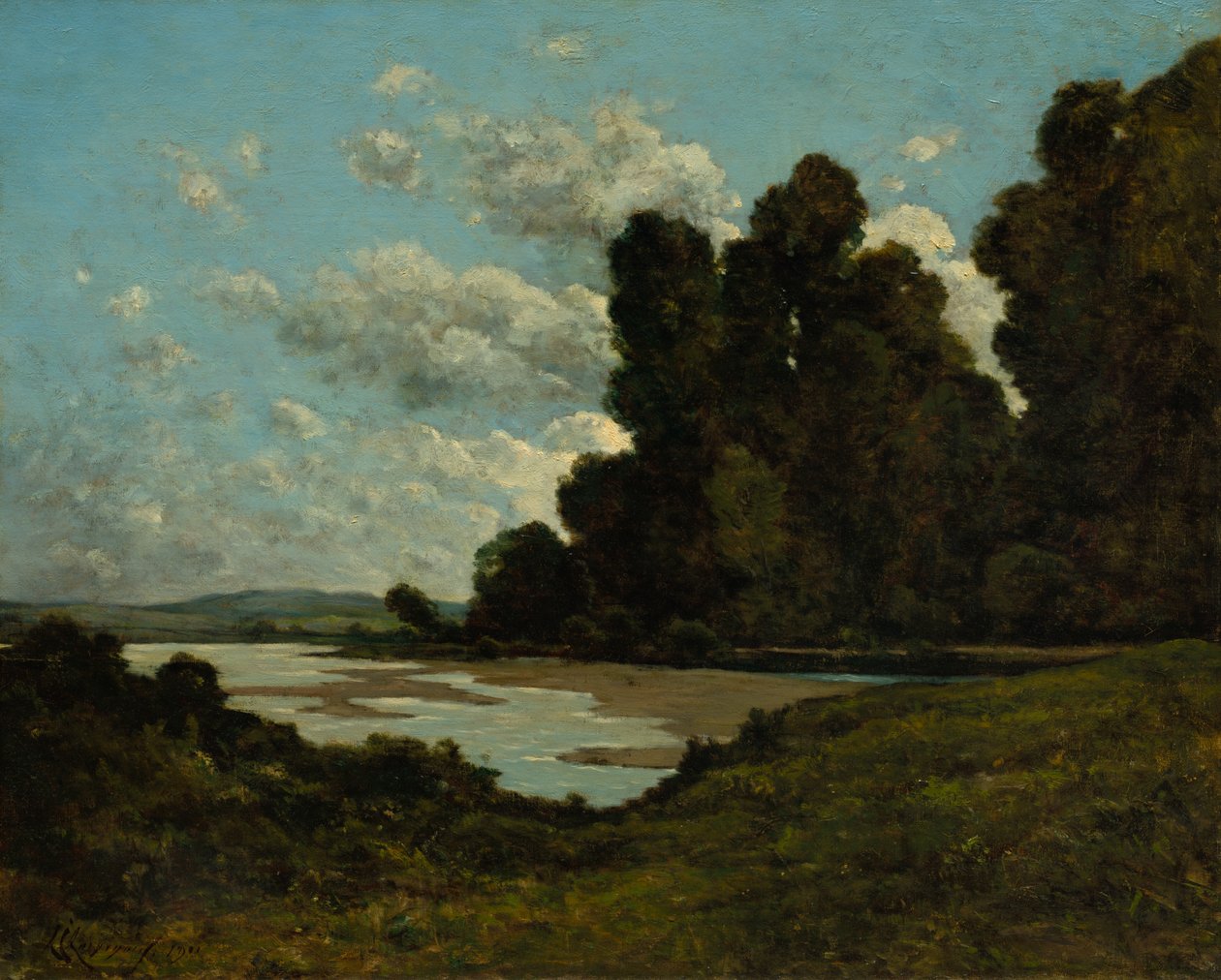 La Loire à Nevers - Henri-Joseph Harpignies