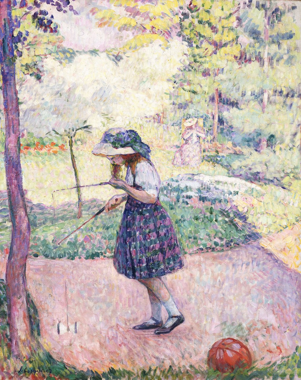 Le jeu du diabolo - Henri Lebasque
