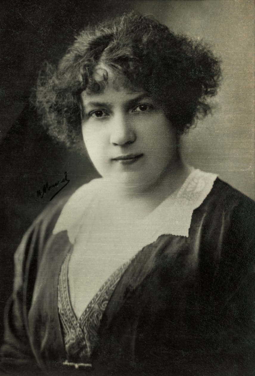 Portrait of Mme Adolphe Brisson dit Yvonne Sarcey (photo) - Henri Manuel