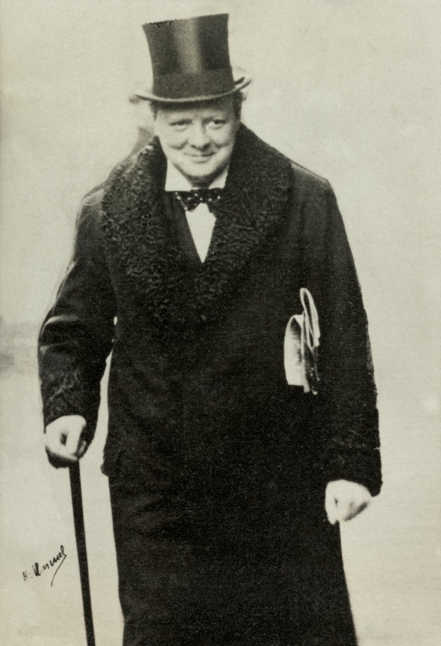 Portrait de Winston Churchill (photo) - Henri Manuel