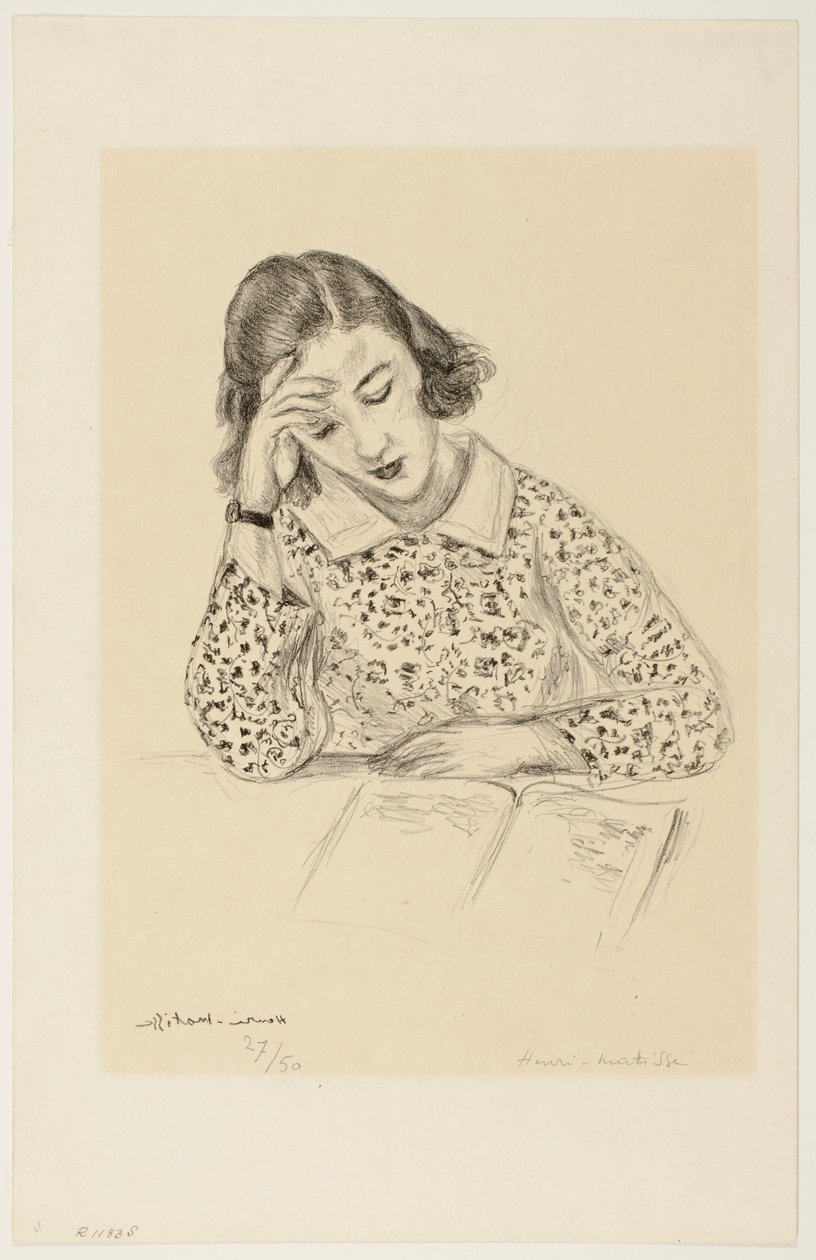 Une fille lisant - Henri Matisse