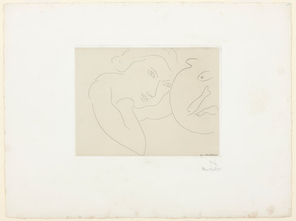 Tête de coq et bocal à poisson - Henri Matisse