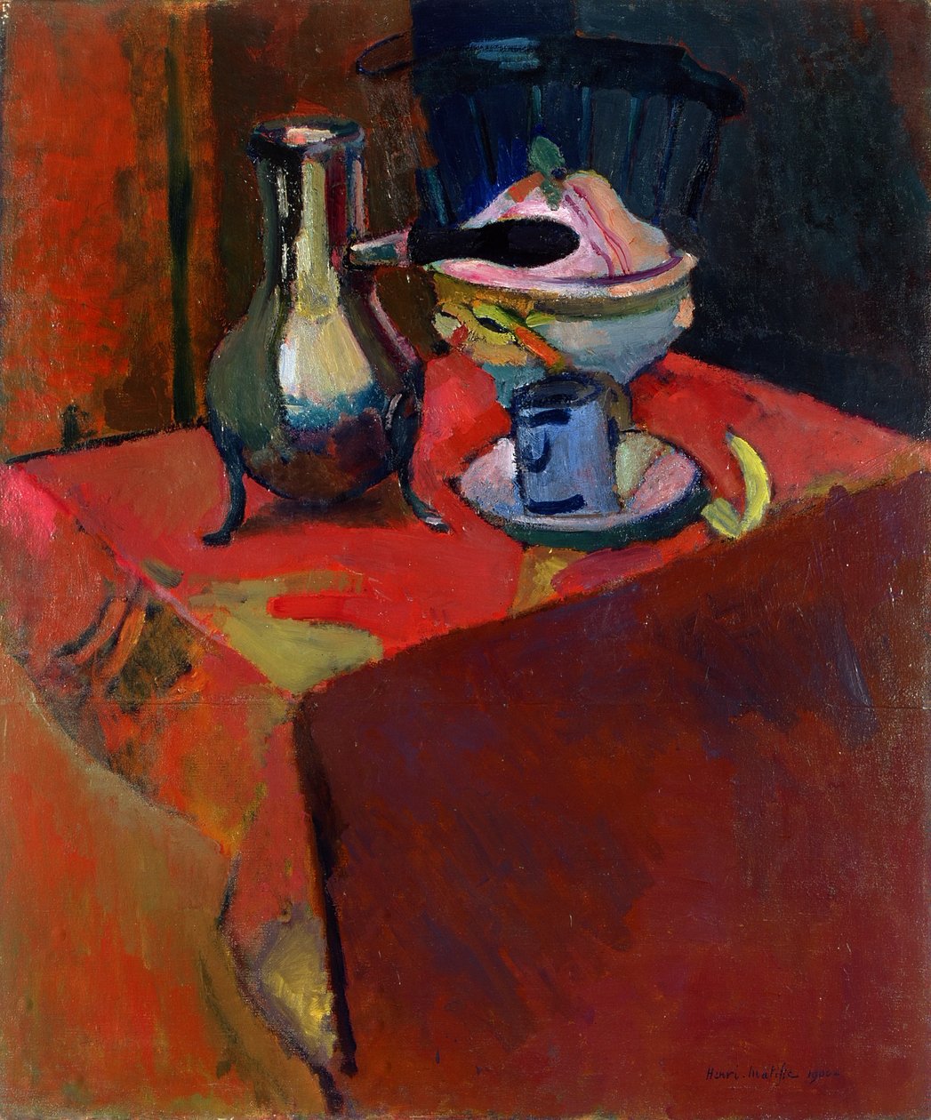 Vaisselle sur une table - Henri Matisse