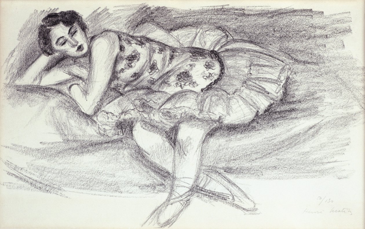 Danseuse sur canapé de Ten Dancers - Henri Matisse