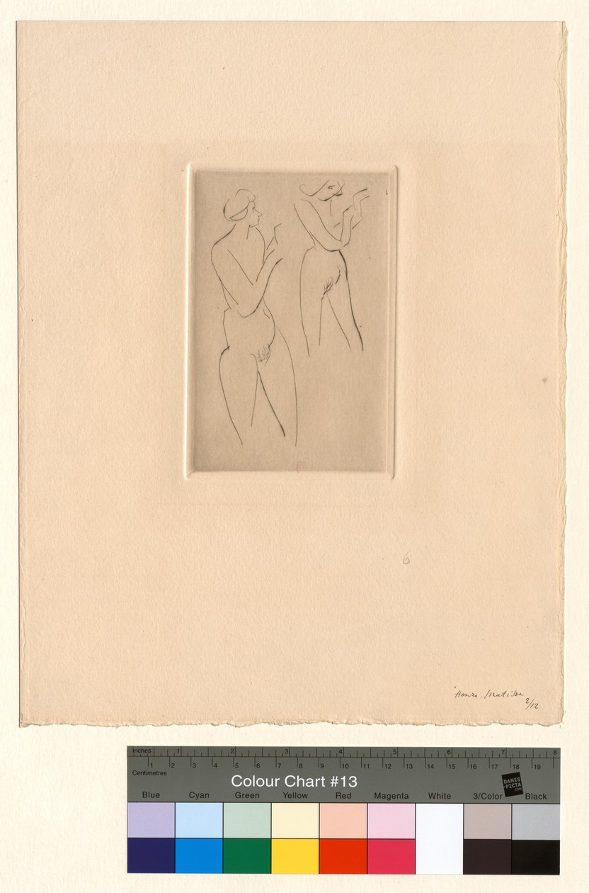 Deux figures - Académies - Henri Matisse