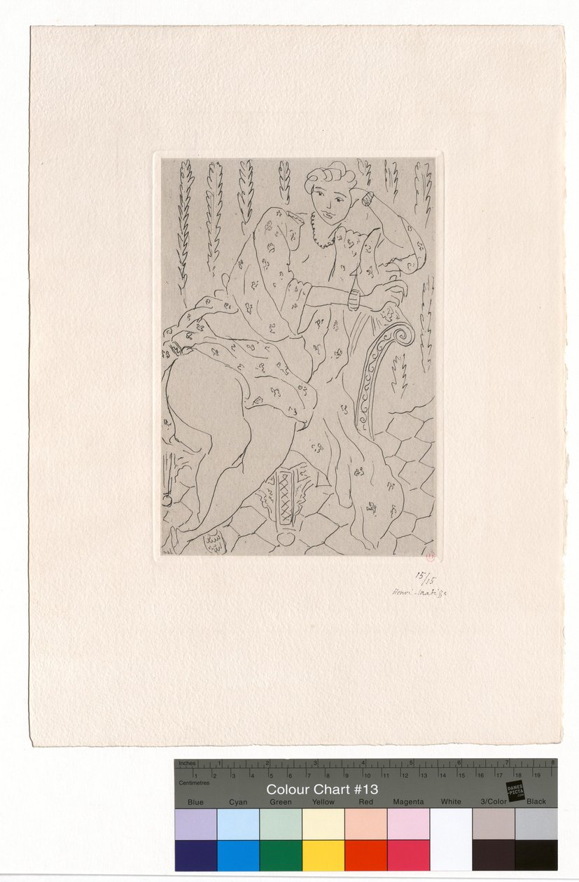 Figure au fauteuil turc - Henri Matisse