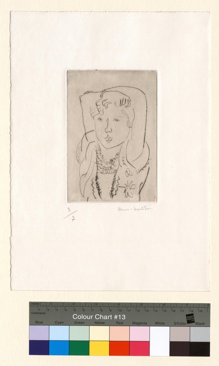 Fillette, bras sur la tête - Henri Matisse