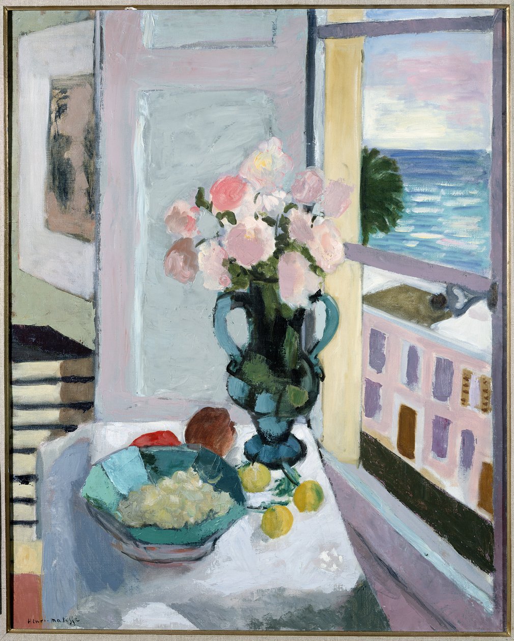 Fleurs devant une fenêtre - Henri Matisse