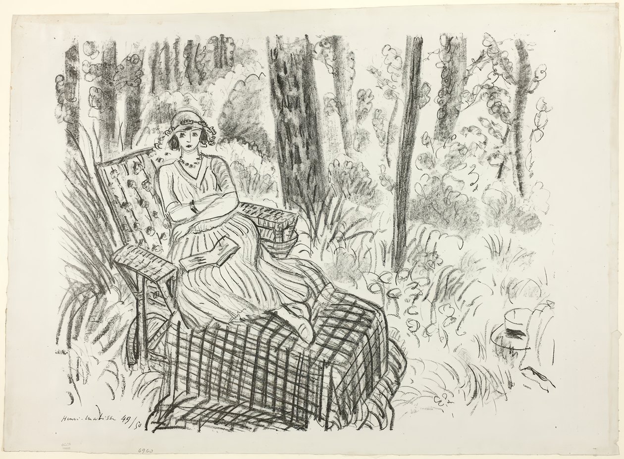 Fille sur une chaise - Henri Matisse