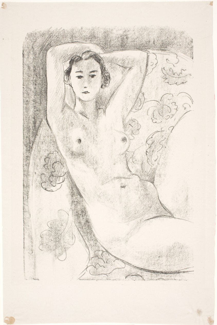 Modèle féminin, assise dans un fauteuil - Henri Matisse
