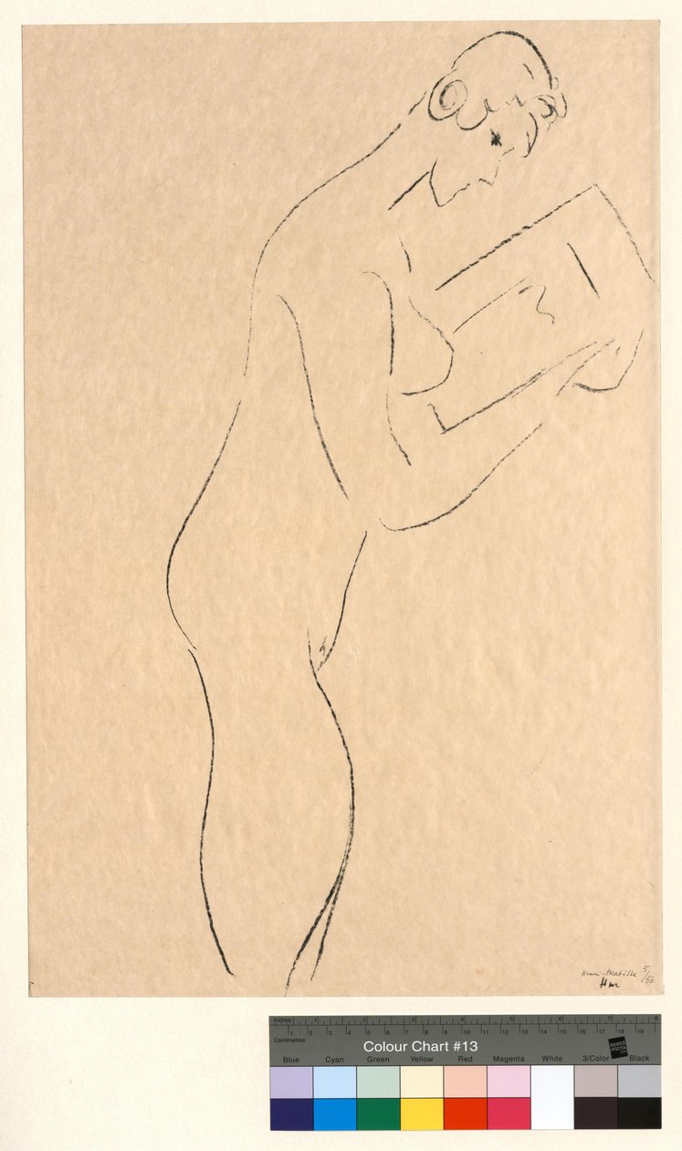 La Lecture, nu de profil - Henri Matisse