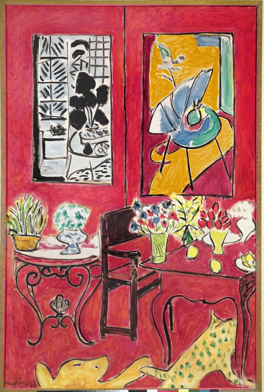 Grand intérieur rouge - Henri Matisse