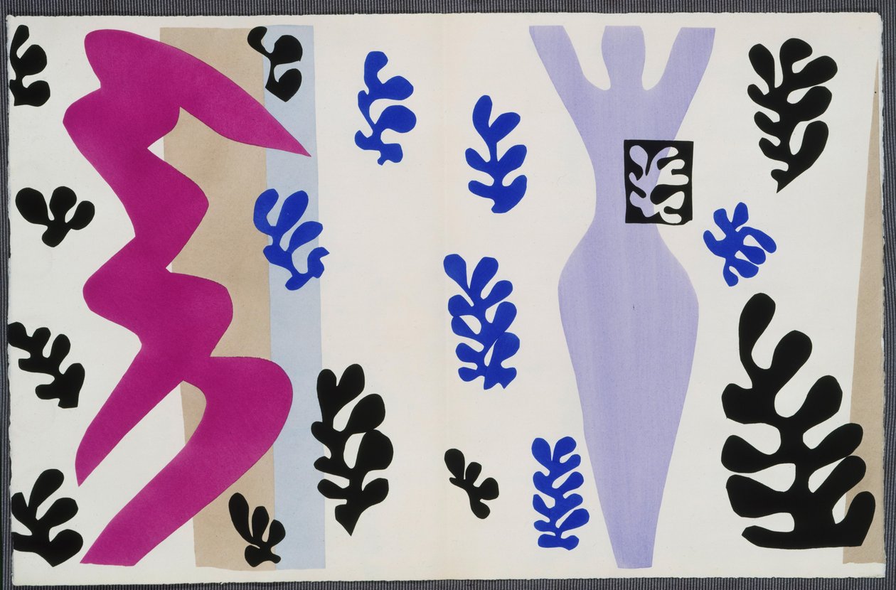 Le lanceur de couteaux. Extrait de « Jazz ». Planche XV. P. 106 - Henri Matisse