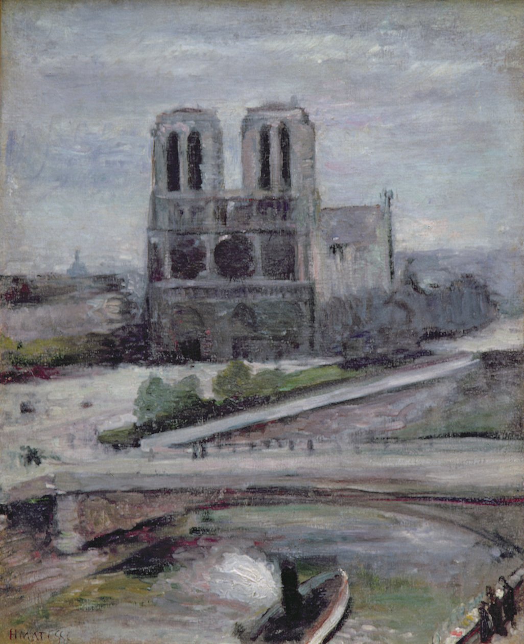 Notre Dame (oil on canvas) - Henri Matisse