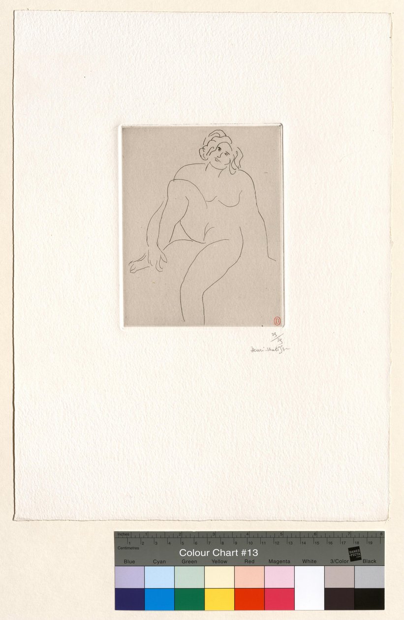 Nu assis, le bras entourant la jambe repliée - Henri Matisse