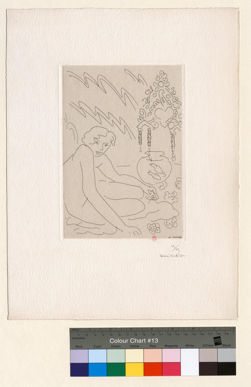 Nu au miroir marocain - Henri Matisse