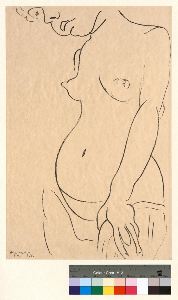 Nu au visage coupé - Henri Matisse