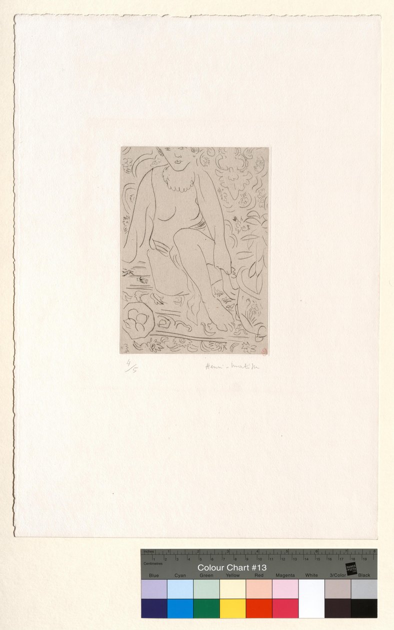 Nu dans un intérieur avec une coupe de fruits - Henri Matisse