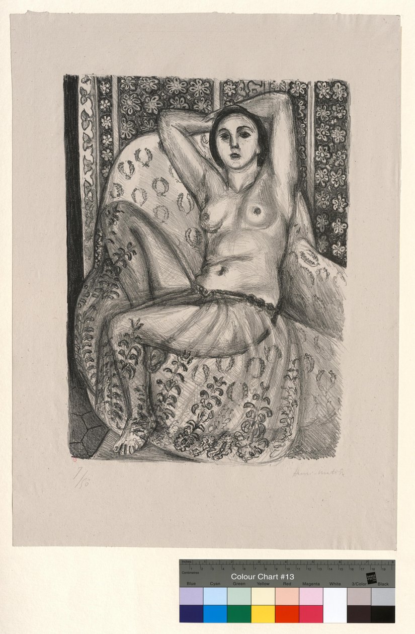Odalisque assise à la jupe de tulle - Henri Matisse