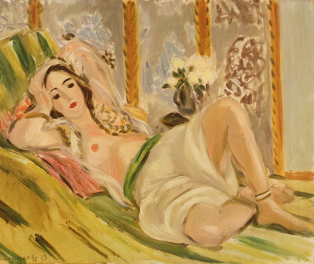 Odalisque aux magnolias, vers 1920 (huile sur toile) - Henri Matisse