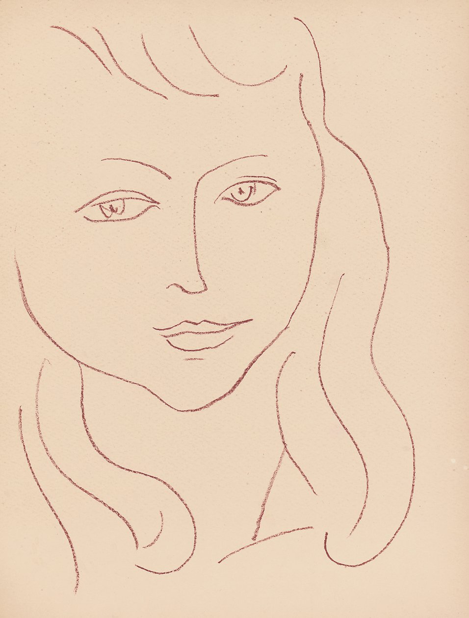 Assiette de "Visages - Henri Matisse
