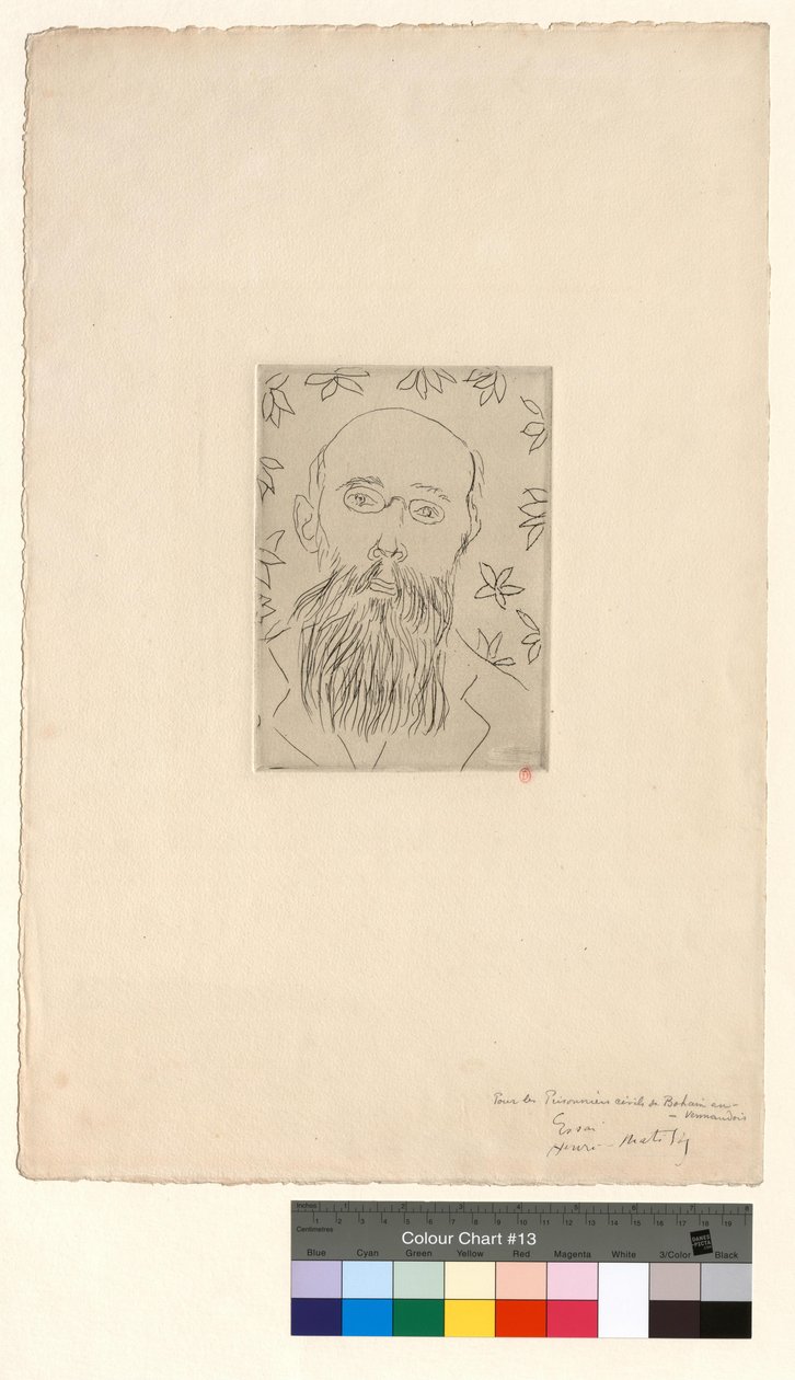 Portrait de Bourgeat ressemblant à Vassaux - Henri Matisse